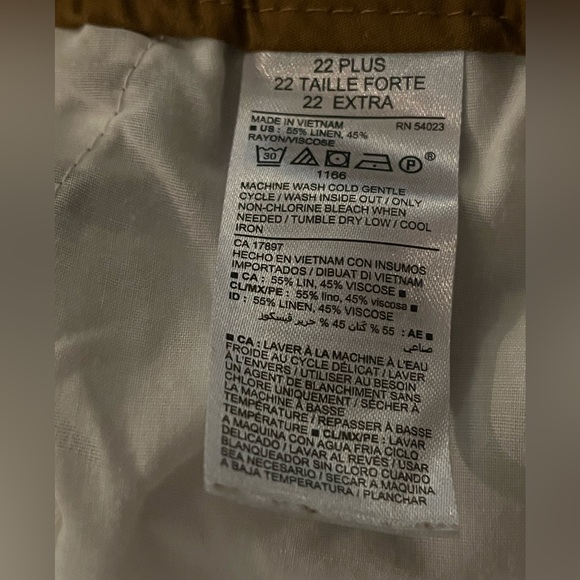 Tropical shorts dark mustard colour - Picture 4 of 5